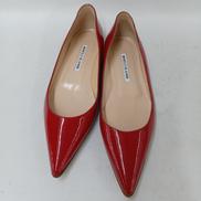 エナメルフラットパンプス|MANOL BLAHNIK