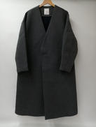 ノーカラーボンディングコート|EBURE