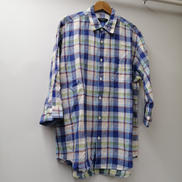 チェック柄リネンシャツ|BLACK LABEL CRESTBRIDGE