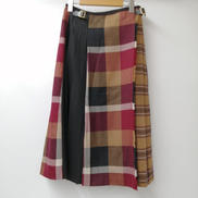 チェックラップスカート|BLUE LABEL CRESTBRIDGE