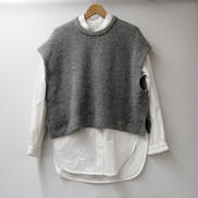 レイヤードニットジレセットニットシャツ|BEARDSLEY