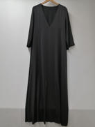 Vネックマキシ丈ワンピース|CITY SHOP