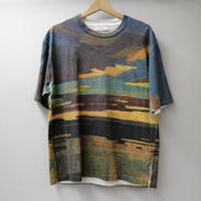 TAUPE /アートモチーフメッシュフレンチスリーブ TEE セール 40%OFF】TAUPE/トープ/Art Motif Mesh French Sleeve TEE