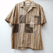 パッチワークオープンカラーシャツ|NANAMICA