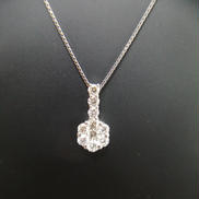 プラチナダイヤモンドネックレス|