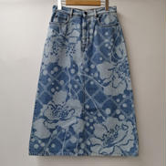 総柄プリントデニムスカート|WEEKEND MAXMARA