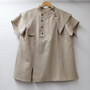 アシメレイヤーリネンセットアップブラウス|UNITED TOKYO