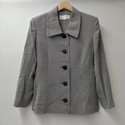 千鳥格子柄ショートジャケット|YVES SAINT LAURENT