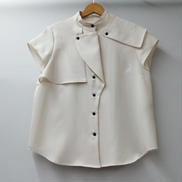 ターンフライハーフスリーブブラウス|UNITED TOKYO