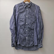 切替チェックシャツ|COMME DES GARCONS HOMME