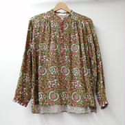 プリントスタンドカラーシャツ|SOULEIADO