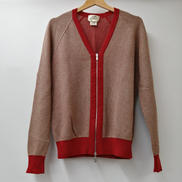 カシミヤ混ジップアップカーディガン|HERMES