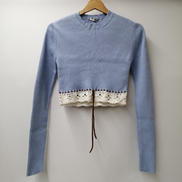 レース切り替えリブニット|MIUMIU