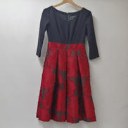 フラワー柄ジャカードワンピース|DIAGRAM