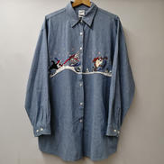 ヴィンテージデニム刺繍シャツ|WARNER BROS STUDIO STORE