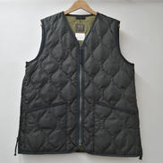 ミリタリーVネックジップダウンベスト|TAION