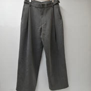 DOUBLE CLOTH DEEP TUCK SLACKS|WYM