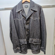 ネップブラックデニムウエスタンジャケット|SCHOTT