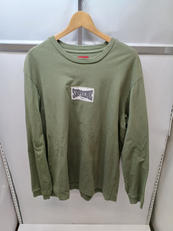WOVEN LABEL L/S TOP|SUPREME