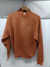 ハーフジップモックネックニット|STUSSY