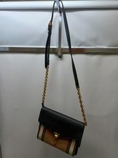 チェーンレザーショルダー|BURBERRY
