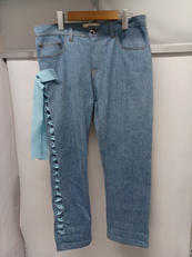 サイドリボンデニムパンツ|FENDI