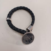 シルバーレザーブレスレット|PUERA DEL SOL