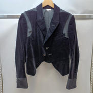 ウール切り替えベロアショートジャケット|COMME DES GARCONS
