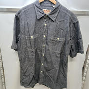 SSブラックシャンブレーシャツ|CAMCO