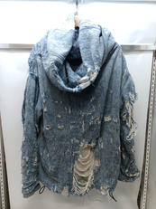 ダメージスウェットパーカー|DIESEL