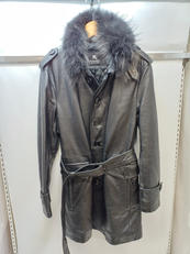 レザートレンチコート|BURBERRY　BLACK LABEL