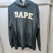 カレッジロゴスナップスウェットパーカー|APE SHALL NEVER KILL APE
