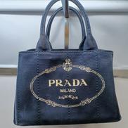 CANAPA CANVAS TOTE BAG|PRADA