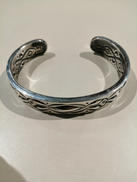 ダブルスタンプシルバーバングル|RAY ADAKAI