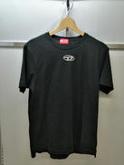T-SHIRT WITH METALIC OVAL D|DIESEL