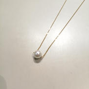 K18パールネックレス|-