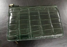 クロココンパクトウォレット|PELLEY LUSSO