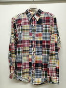 パッチワークチェックシャツ|WAREHOUSE