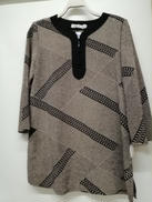 総柄ちりめんブラウス|詩仙堂 HITOSHI TAMURA