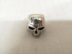 LARGE EVIL SKULL RING|CRAZY PIG
