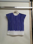 ボーダーブラウス|ISSEY MIYAKE