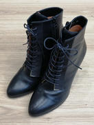 レースアップレザーヒール|LANVIN