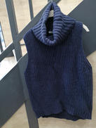 ウールタートルニットベスト|CINOH