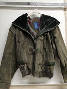 レザーショートダッフルジャケット|mexon