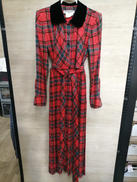 L/Sチェックワンピース|SAINT LAURENT RIVE GAUCHE