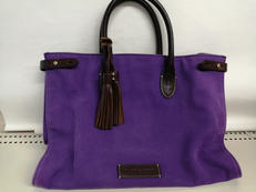 レザー切り替えキャンバストートバッグ|POLO RALPH LAUREN