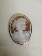 K18カメオブローチ|N.B