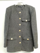 カシミヤ混ノーカラージャケット|MISS CHLOE