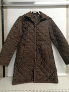 キルティングフーデッドコート|LAVENHAM