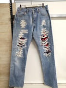 ダメージデニムパンツ|LEVI’S